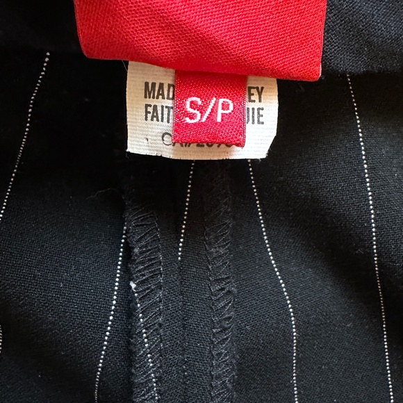 ELLE black pinstriped pants - Picture 9 of 11